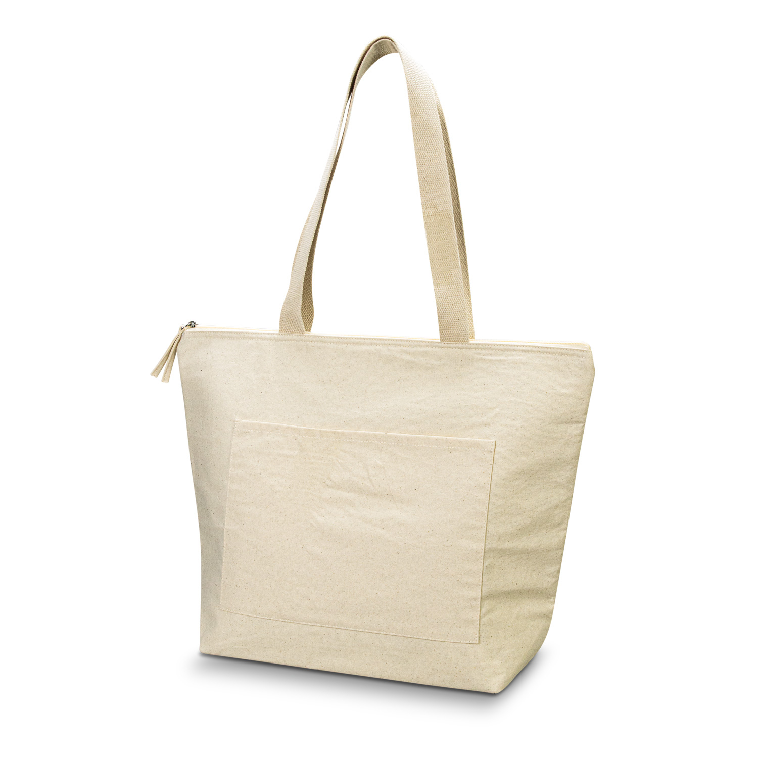 22.5L cooler tote bag made from 270gsm natural cotton
