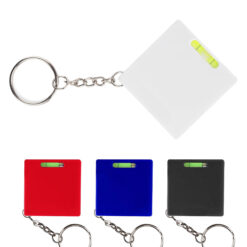 Mini Tape Measure with Level Key Chain - Image 6