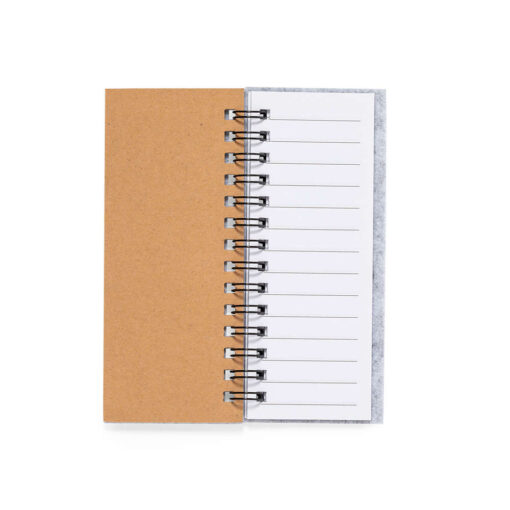 slim line felt cover small notepad by Publicity Promotional Products