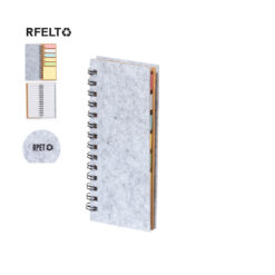 felt covered custom notebooks by Publicity Promotional Products