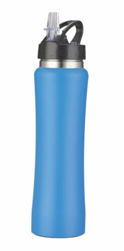 Light Blue DOUBLE WALL VACCUM DRINK BOTTLES Publicity Promotional Products
