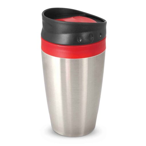 Red Promotional Octane Coffee Cup with business logo supplier Publicity Promotional Products