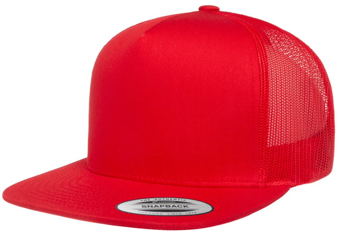 thumbnail image 2 of Snap-on Patch Yupoong Trucker Hat - YP Classic 6006 Snapback (Charcoal/Black) 2 of 3