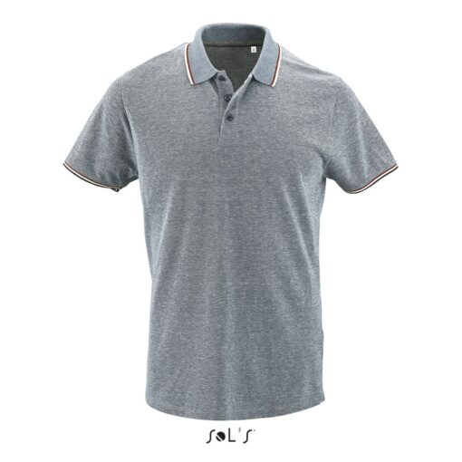 PANAME MEN'S HEATHER POLO SHIRT - Image 2