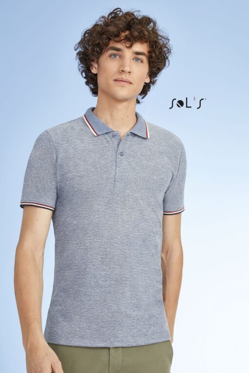 PANAME MEN'S HEATHER POLO SHIRT