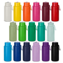 1L double wall stainless steel vacuum bottle frank green style