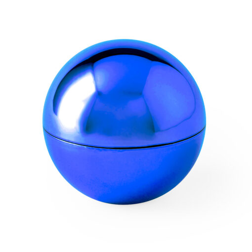Blue Shiny lip balm ball