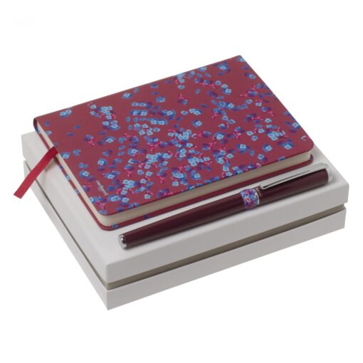 Set Cacharel Bordeaux (rollerball pen & note pad A6)