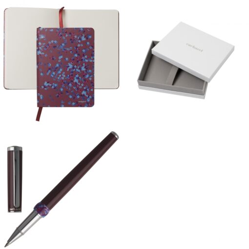 Set Cacharel Bordeaux (rollerball pen & note pad A6) - Image 2