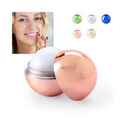 shiny metallic lip balm balls