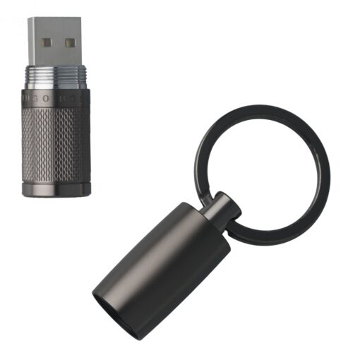 USB stick Pure Matte Dark Chrome