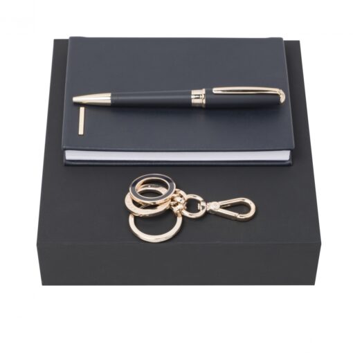 Set Essential Lady Dark Blue (ballpoint pen, note pad A6 & key ring)