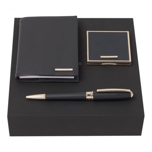 Set Essential Lady Dark Blue (ballpoint pen, notebook cover & mirror)