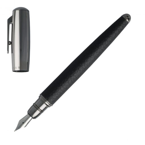 Fountain pen Pure Leather Black - Image 3