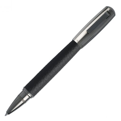 Rollerball pen Pure Leather Black - Image 3