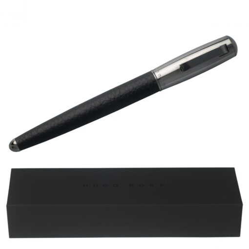 Rollerball pen Pure Leather Black - Image 5