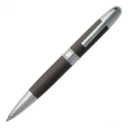 Ballpoint pen Stripe Matte Dark Chrome