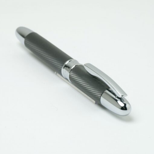 Rollerball pen Stripe Matte Dark Chrome - Image 2