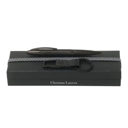 Set Textum Black (ballpoint pen & key ring)