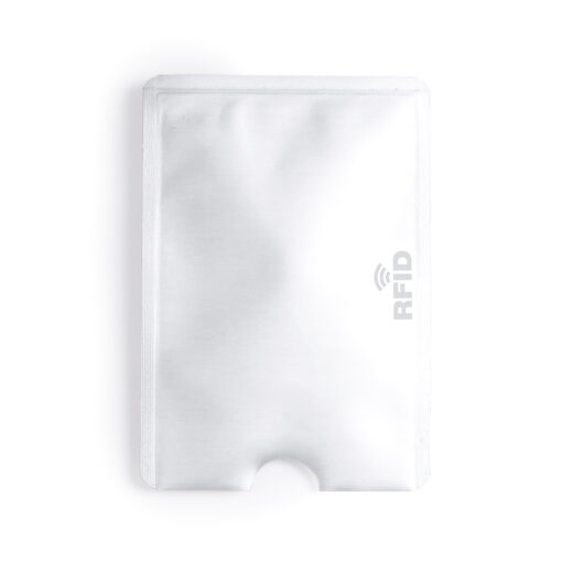 white RFID protection card