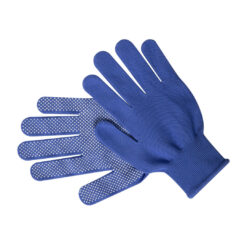 print logo on blue garden gloves Publicity Promotional Products
