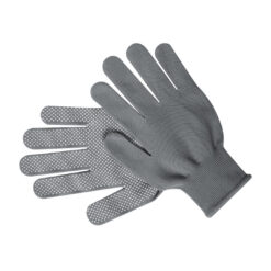 print logo on grey garden gloves Publicity Promotional Products