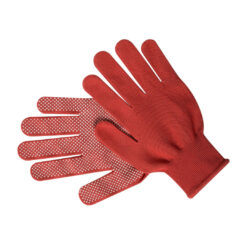 print logo on red garden gloves Publicity Promotional Products