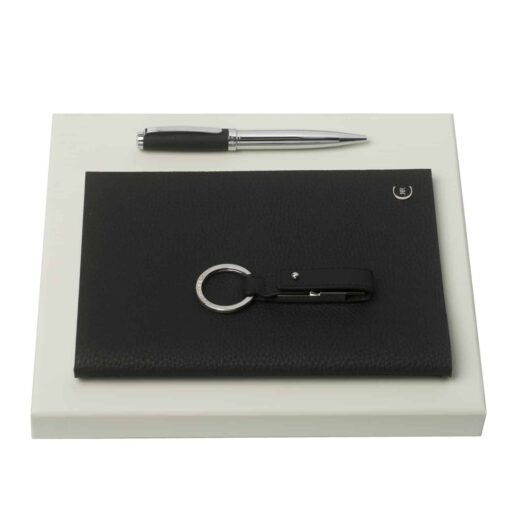 Set Hamilton Black (ballpoint pen, note pad A5 & usb stick)