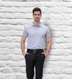 grey MEN'S POLO SHIRT