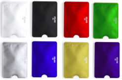 Customisable card holder with RFID all colours image protection Publicity Promotional Products