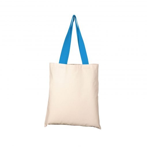 process blue cyan blue handle bronte cotton tote Publicity Promotional Products