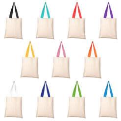 Promotional Bronte Cotton Tote bag colour handles supplier Publicity Promotional Products