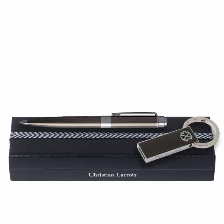 Set Christian Lacroix (ballpoint pen & usb stick) Publicity