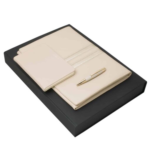 Set Sienna Nude & Gold (ballpoint pen, note pad A6 & case) - Image 2