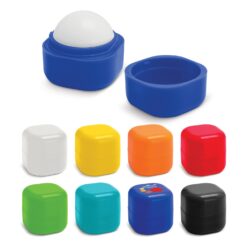 Promotional lip balm cube shape