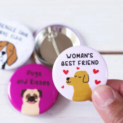Small round 25mm button badge supplier Publicity Promotional Products