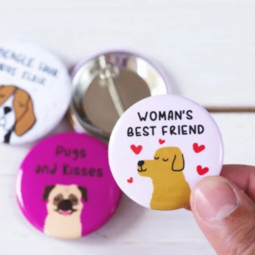 Small round 25mm button badge supplier Publicity Promotional Products