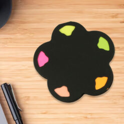 Conba Flower Sticky Note black