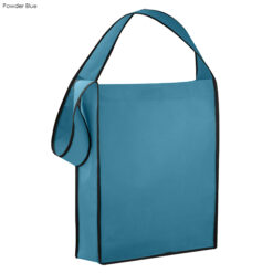 Powder Blue Non Woven Sling Bag conference supplies Publicity Promotional