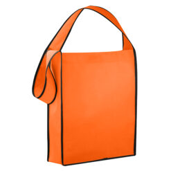 Orange Non Woven Sling Bag conference supplies Publicity Promotional
