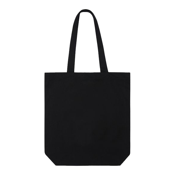 Buy promotional and custom Black Thick Canvas Tote Bag Online in Australia