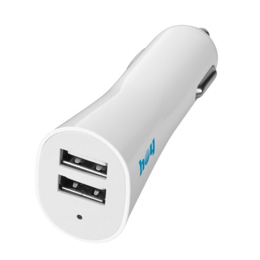 Dual Car Charger with pad print