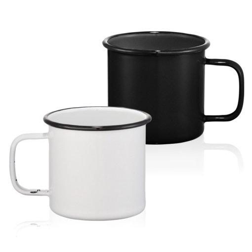 Happy Camper Enamel Metal Mug - Image 14