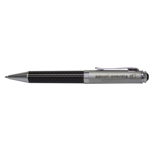 Carbon Fibre Ballpoint Pen laser engraved Publicity Promotional Products