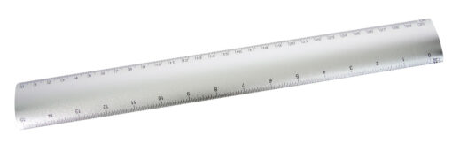 Aluminium flat scale ruler 30cm