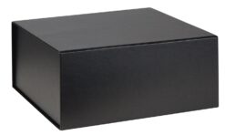 Black GIFT BOX FLAT PACK MAGNETIC BOX LARGE