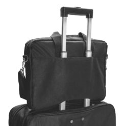 Swiss Peak 38cm Laptop Bag on wheeled travel bag