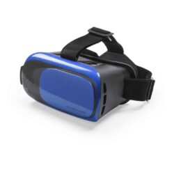Custom Printed Virtual Reality Glasses Headset Blue Custom Printed Virtual Reality Glasses Headset
