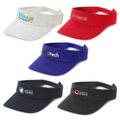 Orlando sun visor with customised logo Publicity Promotional Products