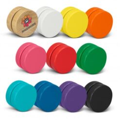 Customisable Jester Wooden Yoyo by Publicity Promotional Products